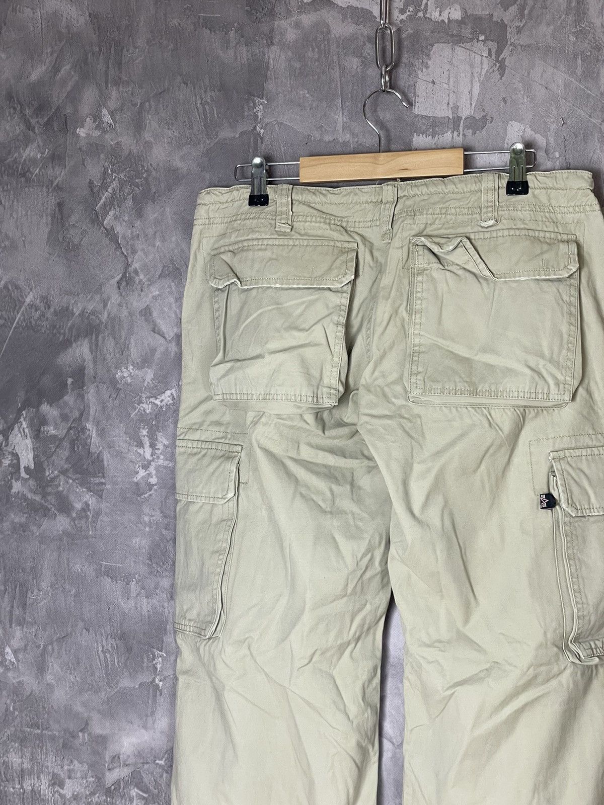 Alpha Industries × Japanese Brand Vintage Alpha Industries japanese cargo zip denim pants Size 34" / US 12 / IT 48 - 11 Thumbnail