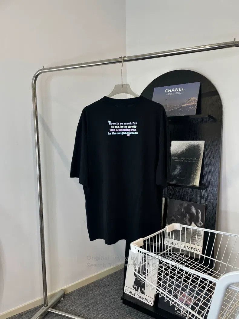 Balenciaga Balenciaga Alphabet print pattern black short sleeve T-shi Size US S / EU 44-46 / 1 - 2 Thumbnail