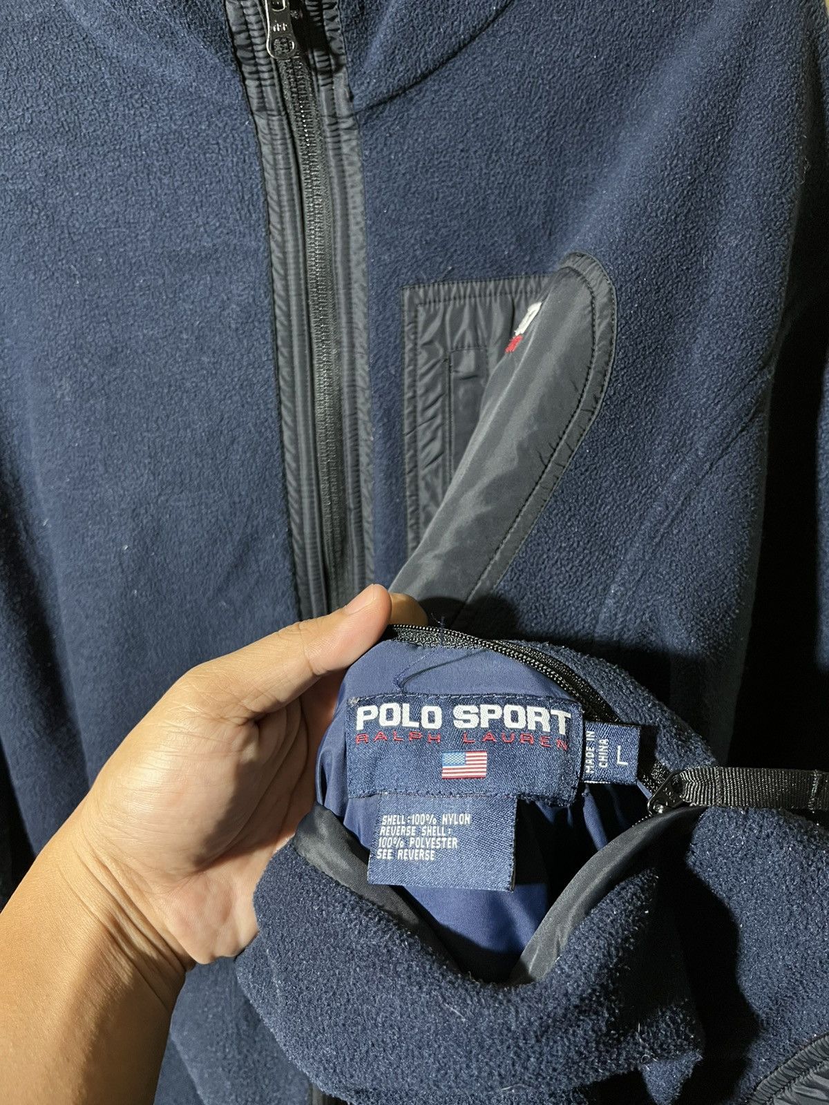 Ralph Lauren Sport Vintage Reversible Ralph Lauren Polo Sports Size US L / EU 52-54 / 3 - 7 Thumbnail