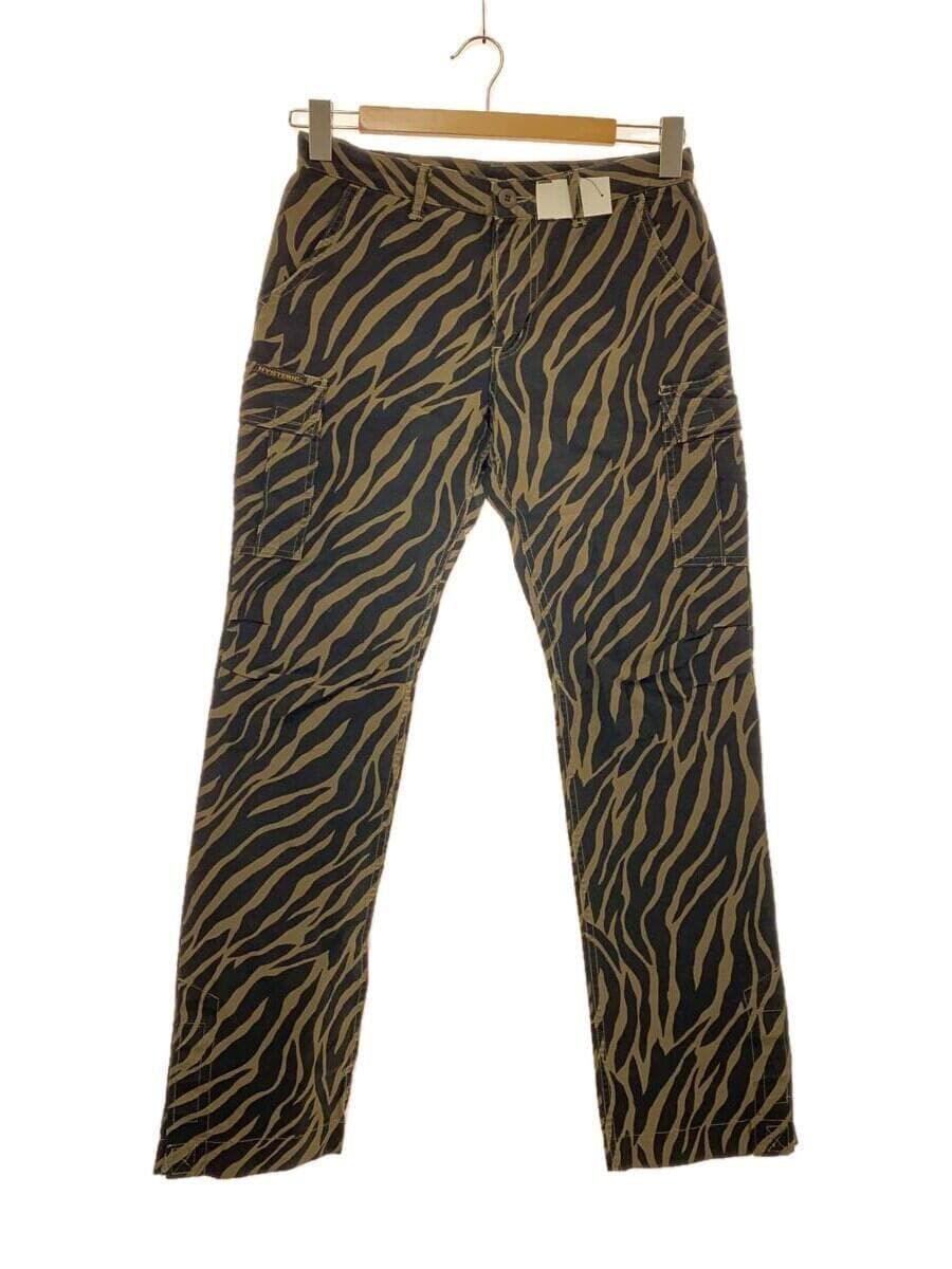 image of Hysteric Glamour Camo Cargo Pants in Brown, Men's (Size 28)