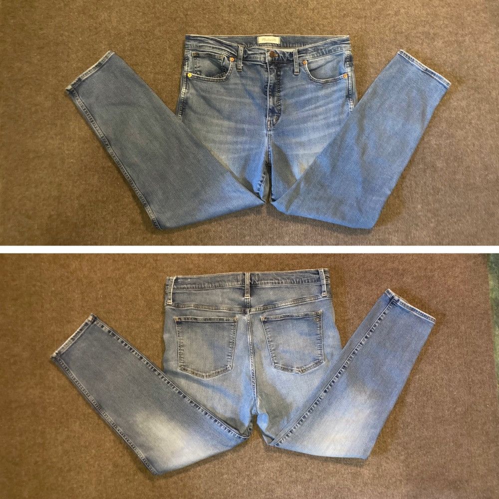 Madewell Madewell Stovepipe High-Rise Jeans, Sz 31 Dearham Wash Size 31" - 6 Thumbnail