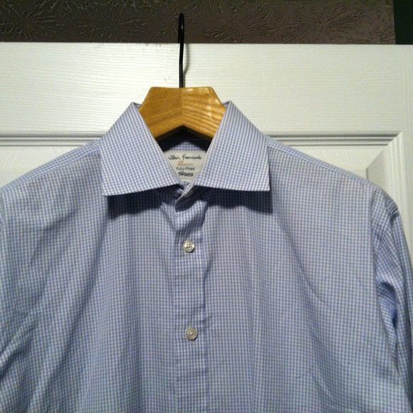 T.M. Lewin T.M LEWIN MEN'S LILAC COTTON DRESS SHIRT SIZE: 16-41 Size US L / EU 52-54 / 3 - 2 Thumbnail