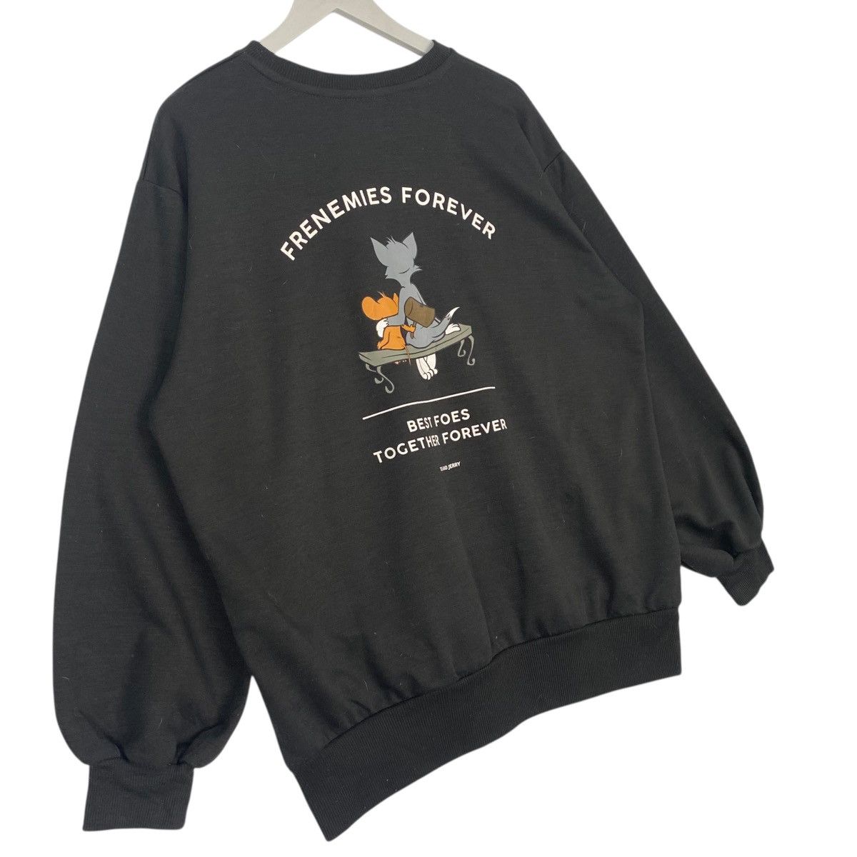 Other Vintage Tom And Jerry Sweatshirt Crewneck Black Back Hit Size US L / EU 52-54 / 3 - 3 Thumbnail