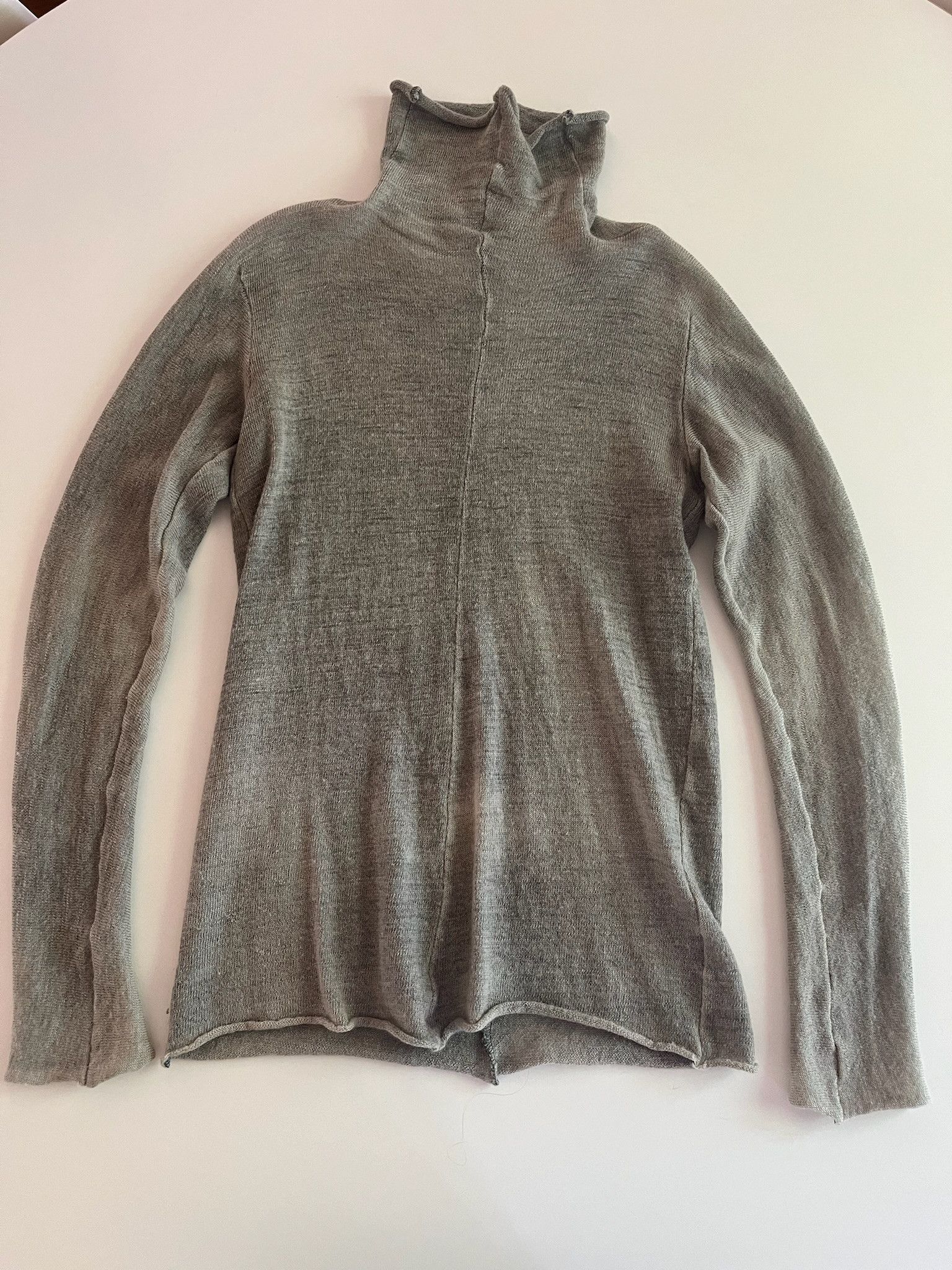 Isaac Sellam 69 cold wash turtle neck knit wool