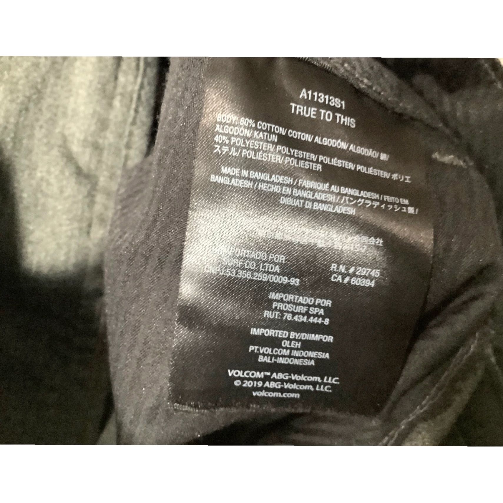 Volcom Volcom Mens Pants Size 40 Gray Chinos Straight Leg Casual Workwear Size US 40 / EU 56 - 4 Thumbnail