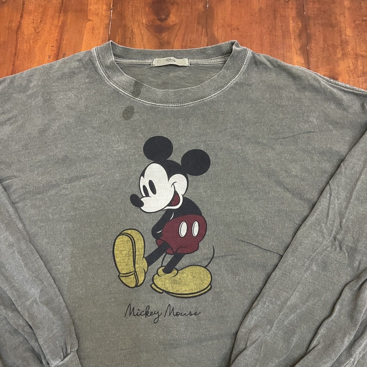 Disney Mickey Mouse Long Sleeves army colourway Size L / US 10 / IT 46 - 2 Thumbnail