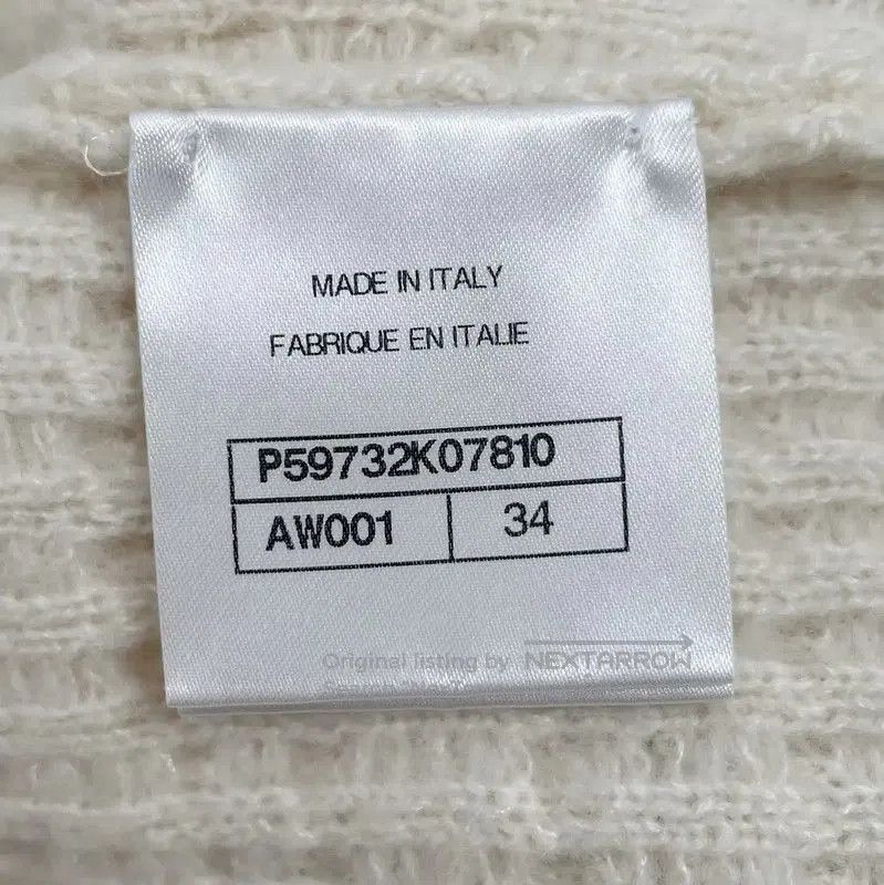 Chanel Chanel Cream Wool Sweater with Floral Embellishments . Size S / US 4 / IT 40 - 6 Thumbnail