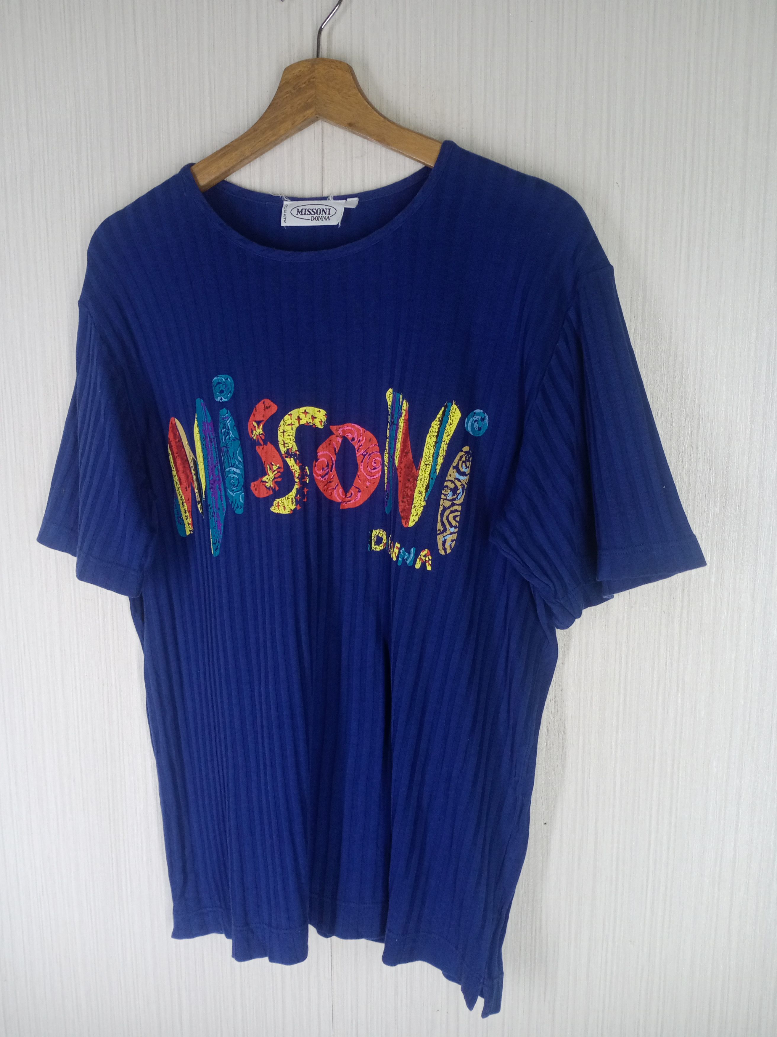 Missoni Rare Vintage 90s Missoni Donna Tshirt Size US M / EU 48-50 / 2 - 4 Thumbnail