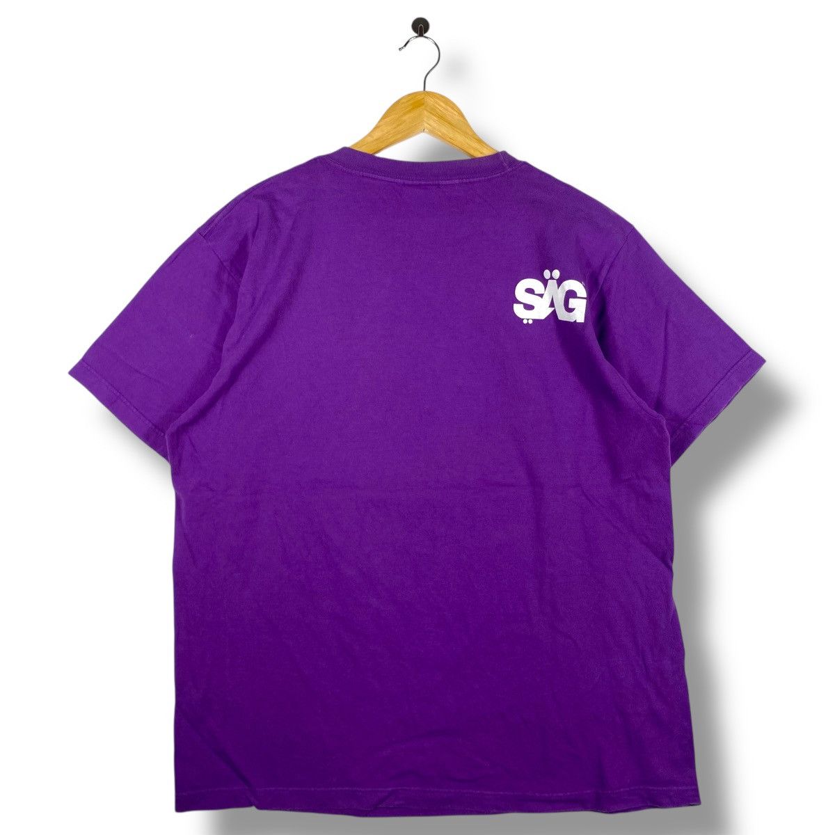 Japanese Brand Japanese Brand SAG LiFE NYC Logo Short Sleeve Tee Shirt Size US XL / EU 56 / 4 - 5 Thumbnail