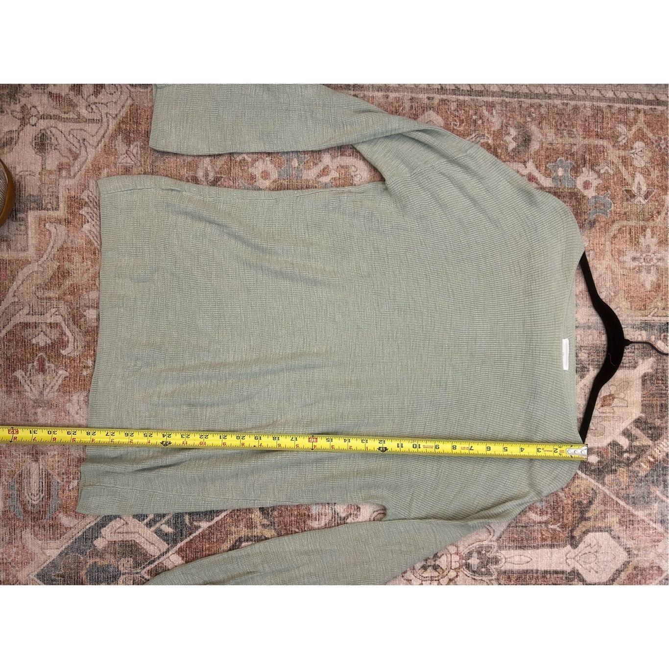 Lou & Grey Lou & Grey Sage Green Pullover Long Sleeve Sweater Nylon Ray Size L / US 10 / IT 46 - 2 Thumbnail