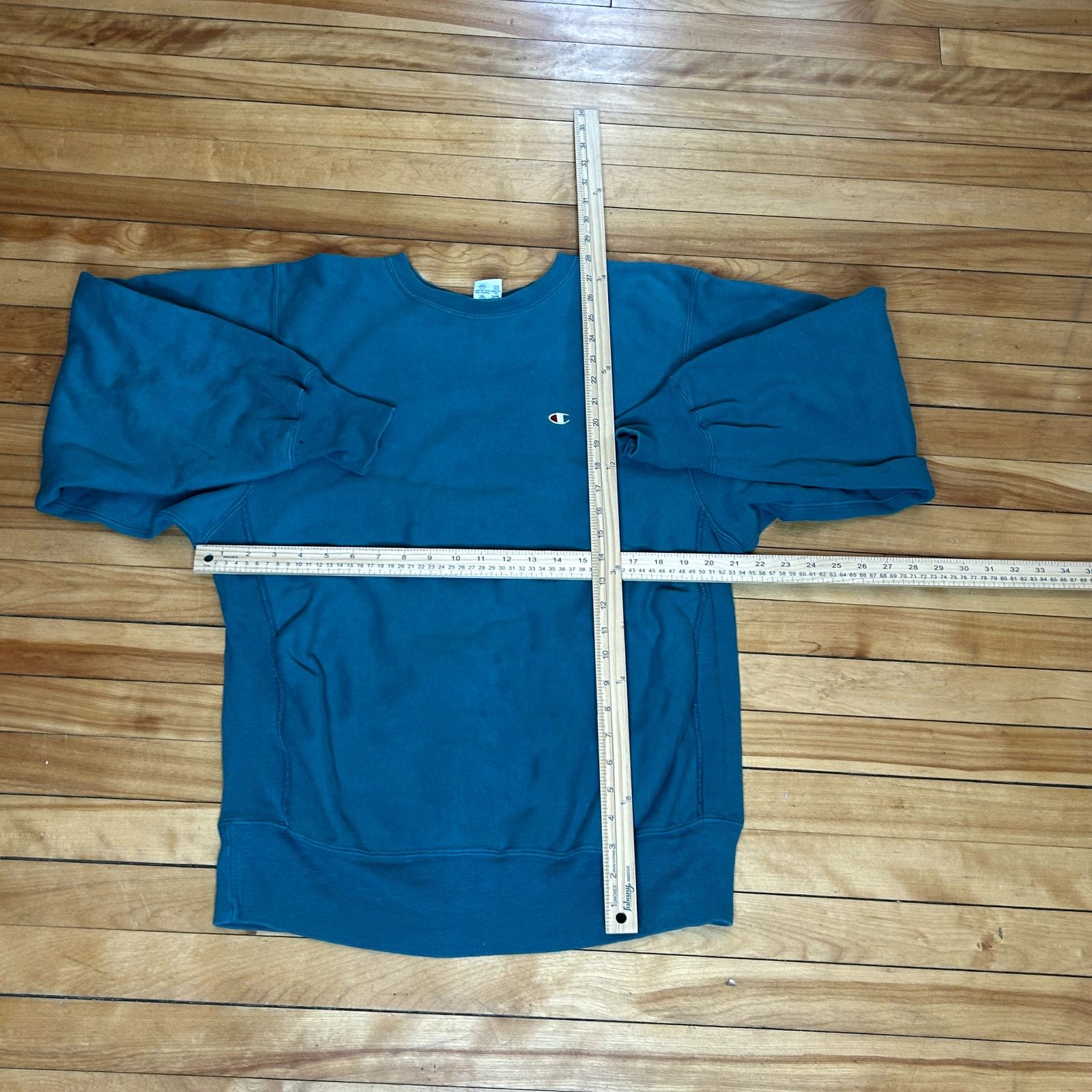 Champion Vintage 90s Aqua Champion Reverse Weave XL Size US XL / EU 56 / 4 - 5 Thumbnail
