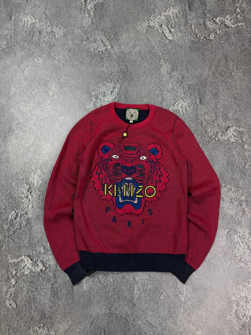 Designer × Kenzo Kenzo jungle Paris Tiger logo Sweatshirt Size S / US 4 / IT 40 - 1 Thumbnail