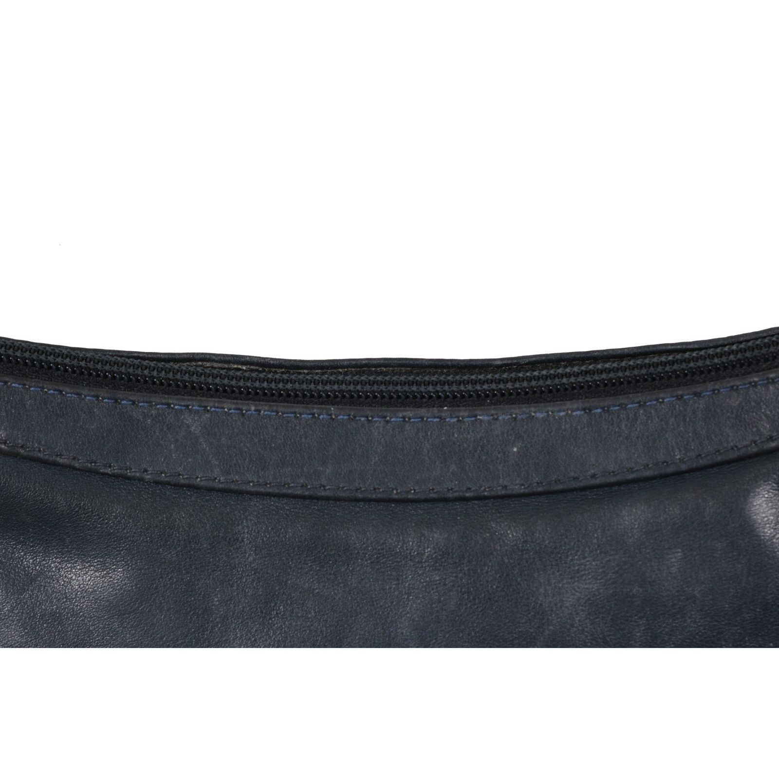 Gucci Vintage Crossbody Bag Blue Lambskin Leather Purse Gold Size ONE SIZE - 11 Thumbnail