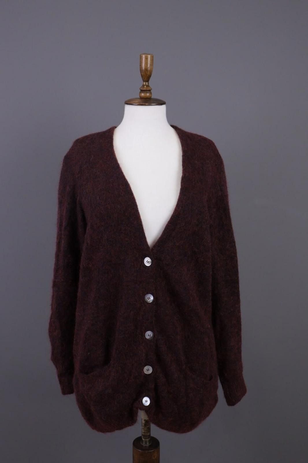Bellerose Bellerosa Brown Wool Knit Cardigan Sweater Size 2 / M Size XS / US 0-2 / IT 36-38 - 1 Thumbnail