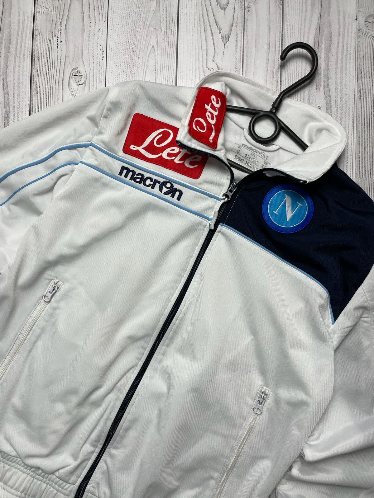 Vintage Vintage Macron Napoli soccer jacket logo size S logo Size US S / EU 44-46 / 1 - 2 Thumbnail