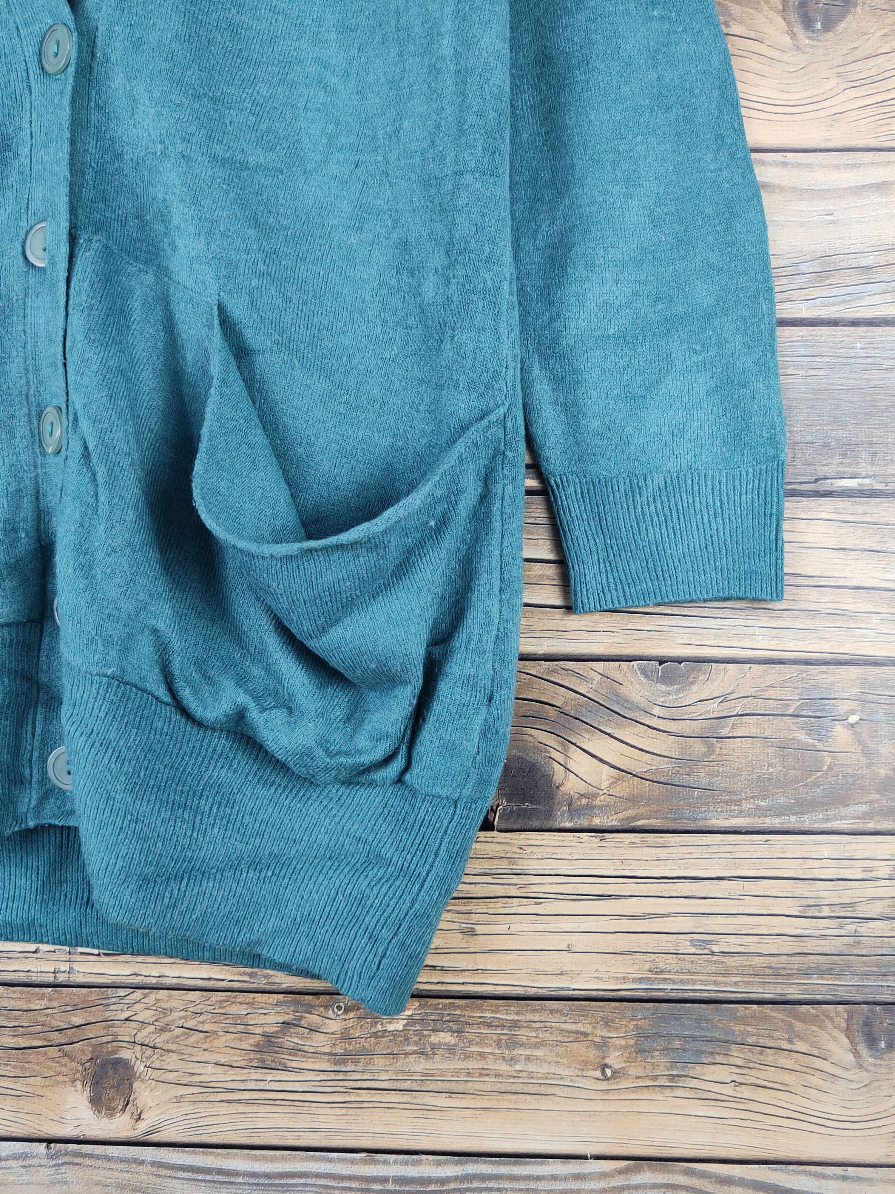 Homespun Knitwear Laatie Green Knitwear Cardigan #W1192 Size US M / EU 48-50 / 2 - 6 Thumbnail