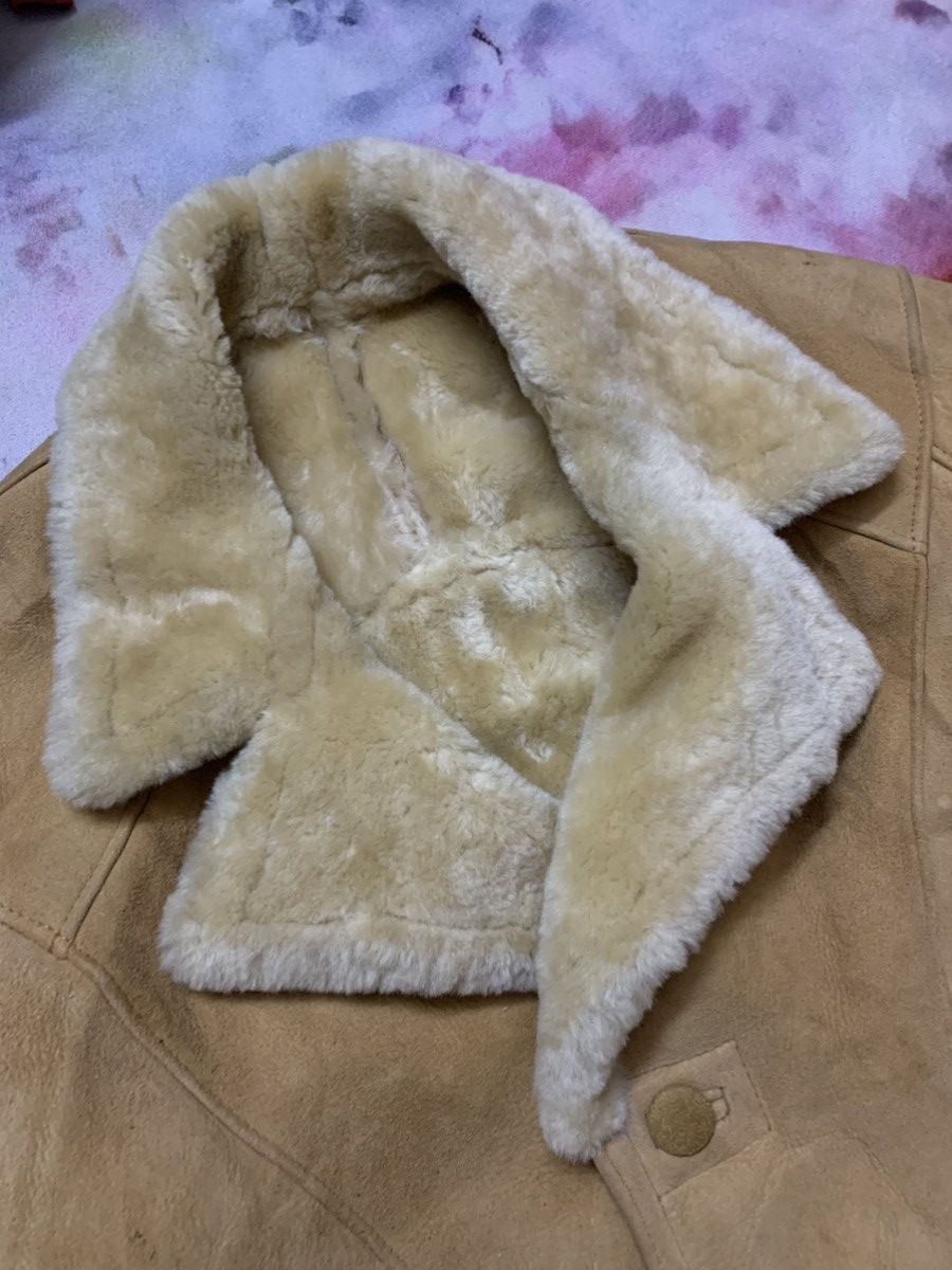 Genuine Leather Vintage US SHEEPSKIN Shearling Cropped Jacket Size US L / EU 52-54 / 3 - 5 Thumbnail