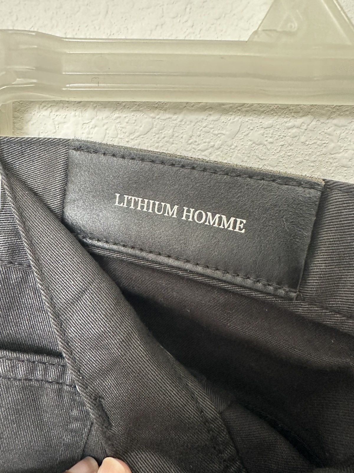 Black Lithium Homme Wax denim