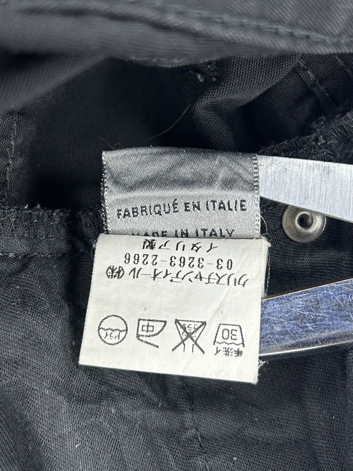 Dior Ss 2005 Hedi Slimane Black Creased Denim Size US 28 / EU 44 - 10 Thumbnail