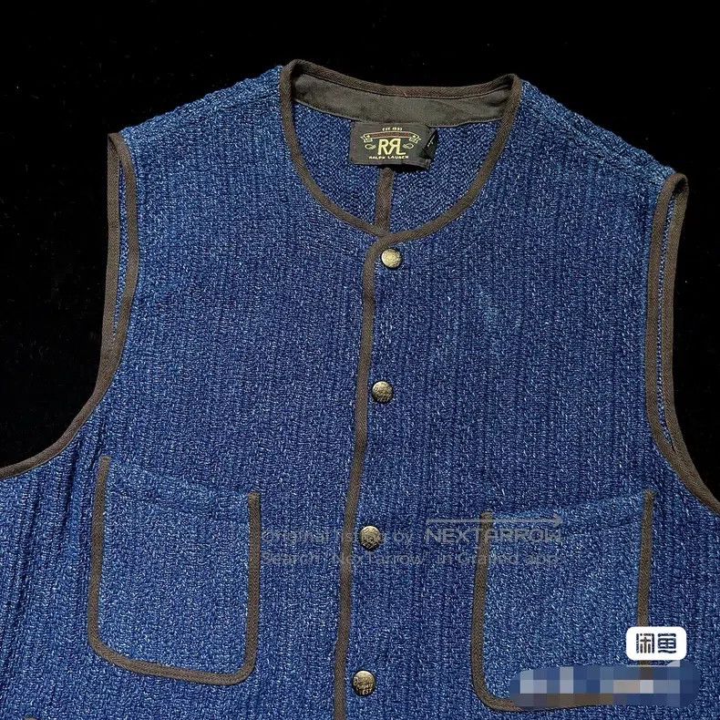 RRL Ralph Lauren RRL Ralph Lauren Blue dyed knitted fisherman's vest Size US M / EU 48-50 / 2 - 5 Thumbnail