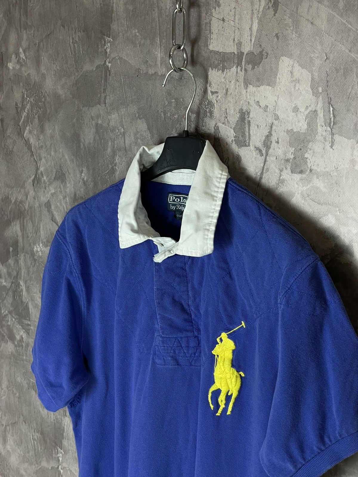 Polo Ralph Lauren × Ralph Lauren × Vintage Polo Ralph Lauren Vintage Chief Keef Style Y2K Polo Shirt Size US L / EU 52-54 / 3 - 7 Thumbnail