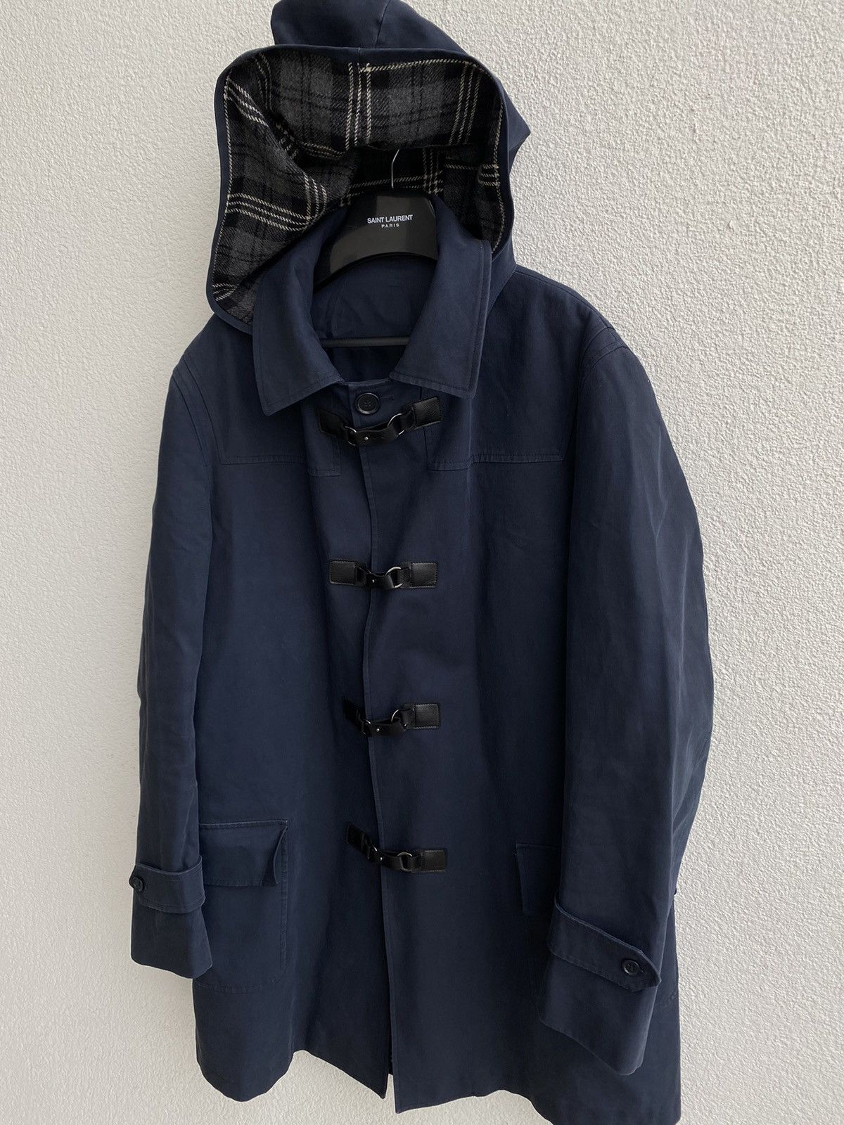 Yves Saint Laurent Autumn YSL Jacket Coat Long Bomber Vintage Windbreaker Size US L / EU 52-54 / 3 - 20 Thumbnail