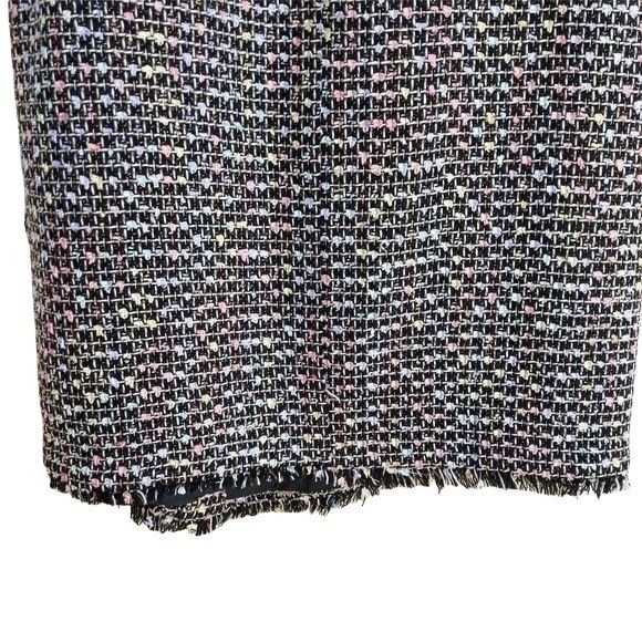 Vintage 90's Carlucci Wrap Skirt Sz 10 Embroidery Plaid Pastel Rainb Size 32" / US 10 / IT 46 - 10 Thumbnail