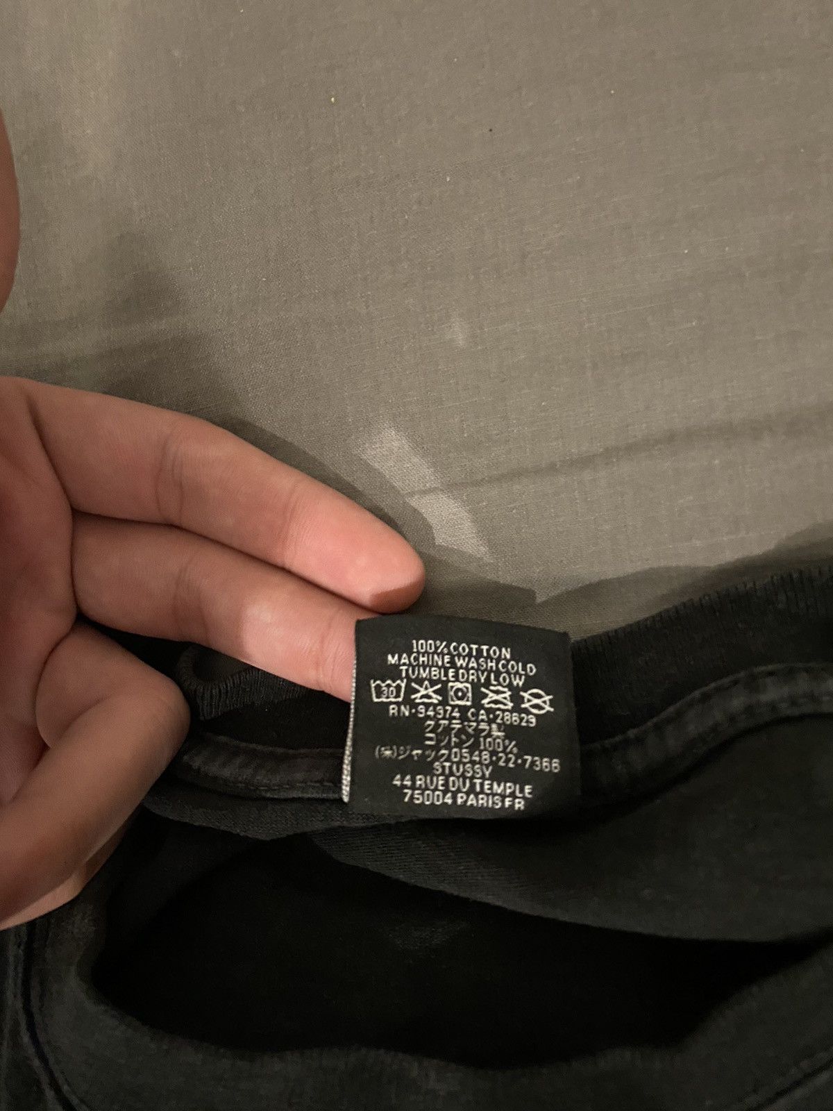 Stussy Stussy Logo L/S Size US L / EU 52-54 / 3 - 4 Thumbnail