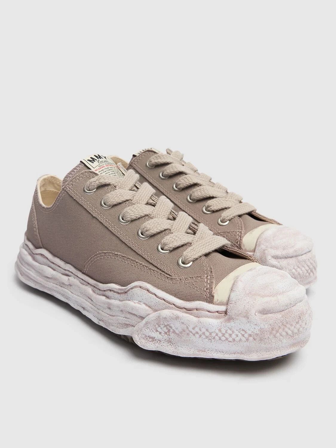 Other Mihara Yasuhiro Hank Gray Canvas Sneakers New & Authentic Size US 10 / EU 43 - 2 Thumbnail