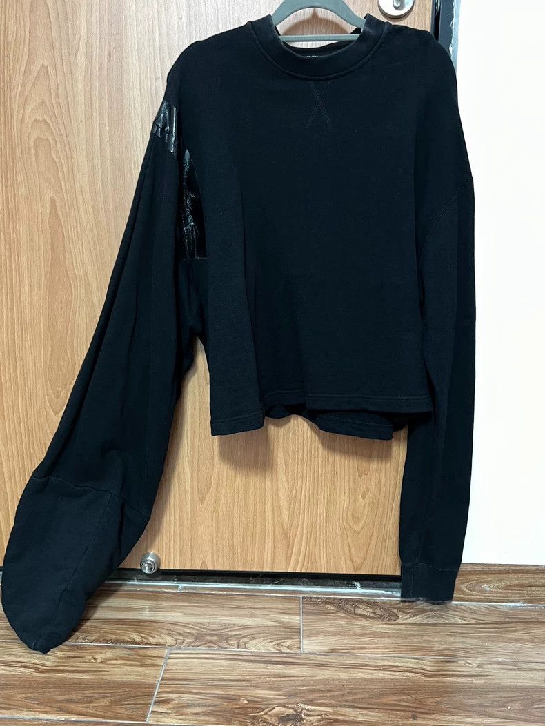 Raf Simons Raf simons Patch, adhesive tape, loose short sweatshirt Size US S / EU 44-46 / 1 - 2 Thumbnail