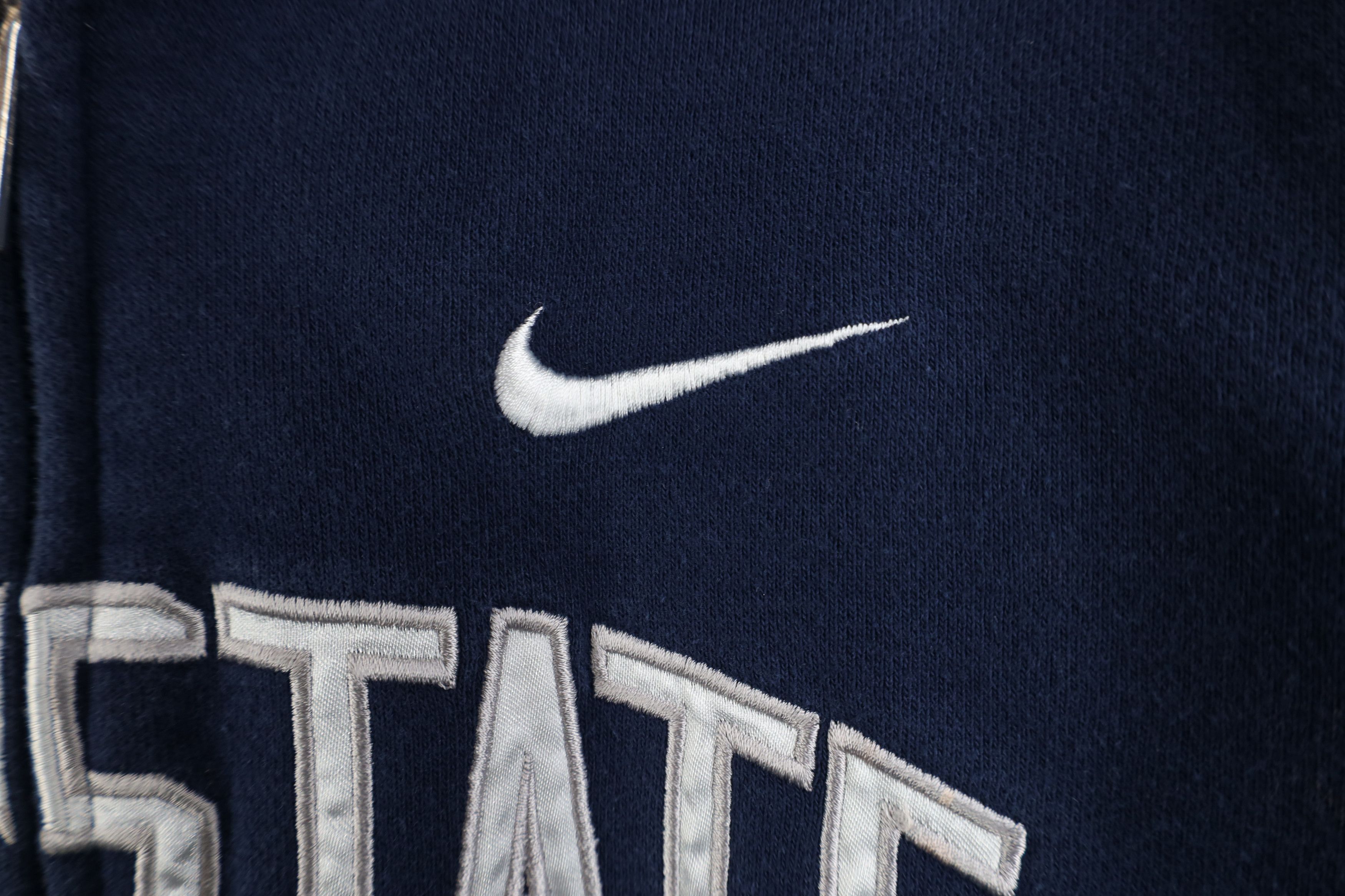 Nike Vintage Nike Mini Swoosh Penn State University Zip Hoodie Size M / US 6-8 / IT 42-44 - 5 Thumbnail