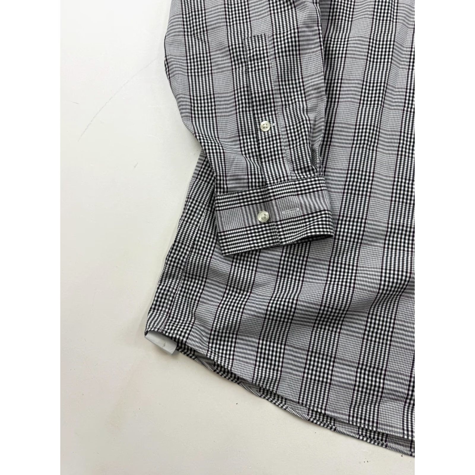 Michael Kors Michael Kors Shirt Mens 16.5 32/33 Gray Plaid Regular Fit Non-Iron Dress Top Size US XL / EU 56 / 4 - 2 Thumbnail