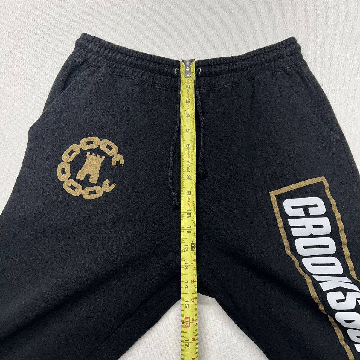 Crooks & Castles Crooks And Castles Sweatpants Black Jogger Logo Chains Y2K Size US 34 / EU 50 - 20 Thumbnail