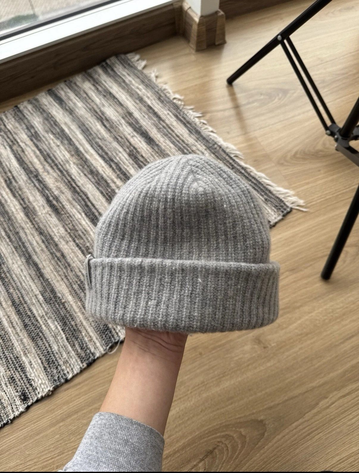 Arc'teryx Arcteryx Vintage chunky ktitted wool gray beaniea Hat 90s Size ONE SIZE - 4 Thumbnail