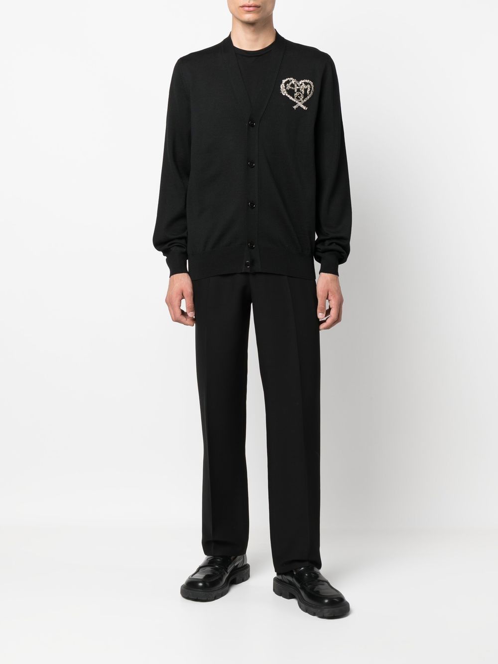 Alexander McQueen o1y1024 Cardigan In Black Size US L / EU 52-54 / 3 - 4 Thumbnail