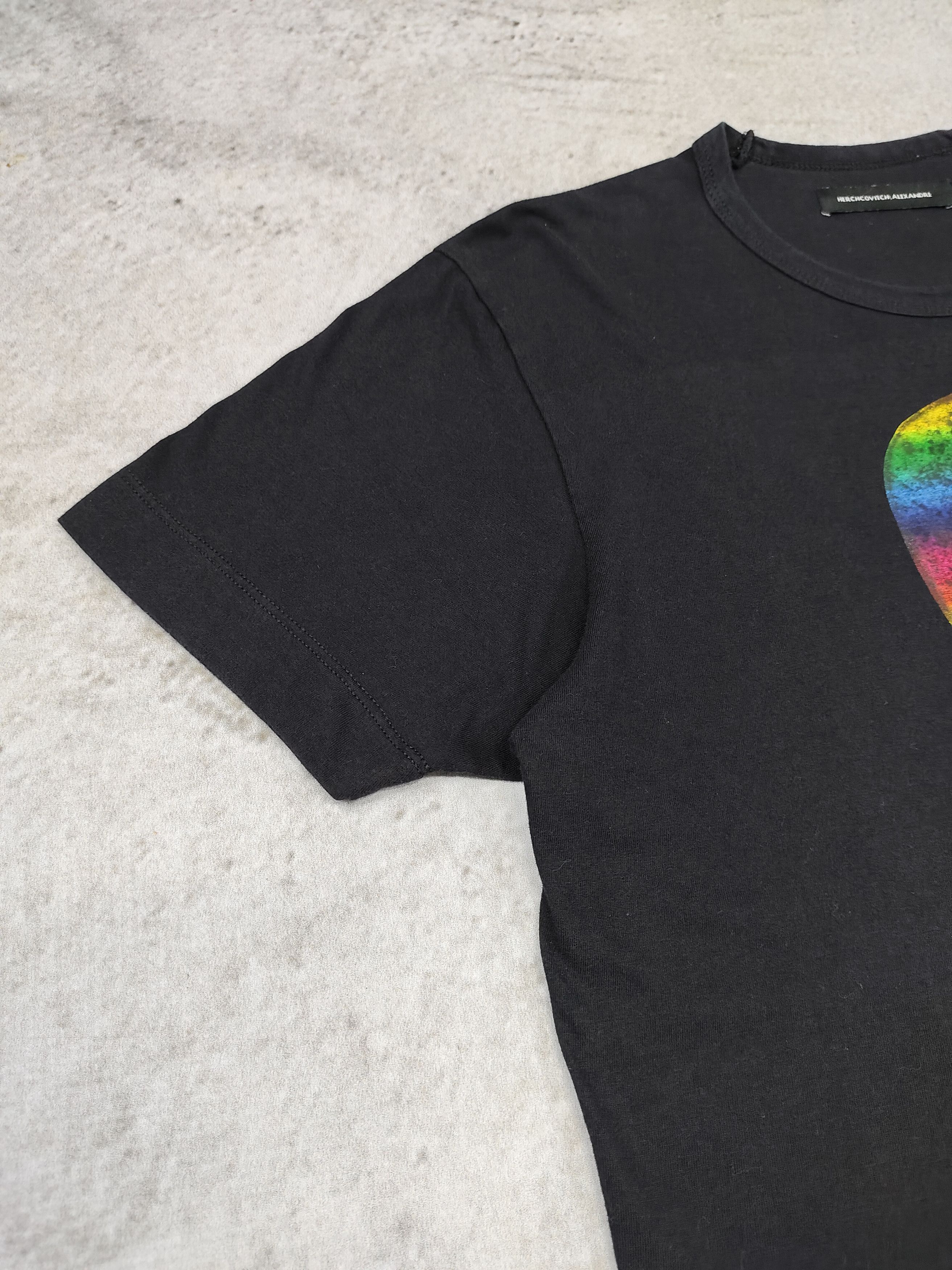 Alexandre Herchcovitch 2000s Alexandre Herchcovitch Punk Rock Rainbow Skull Tshirt Size US S / EU 44-46 / 1 - 4 Thumbnail