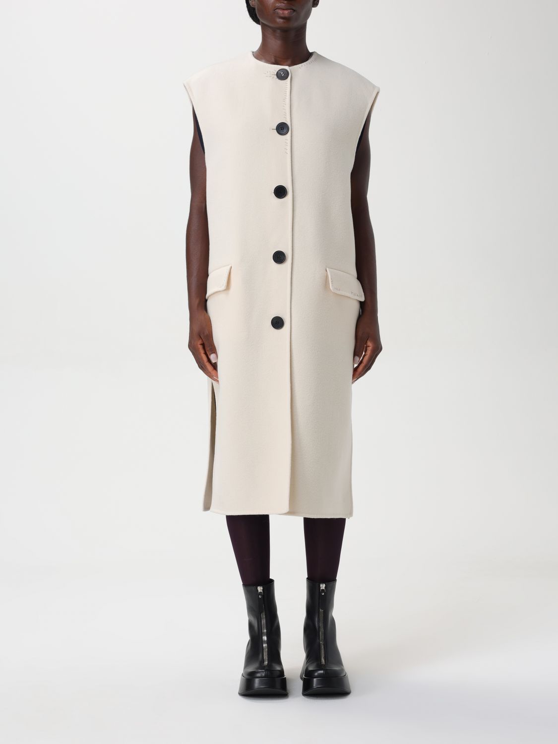 Marni Marni Jacket Woman Cream Size M / US 6-8 / IT 42-44 - 1 Thumbnail