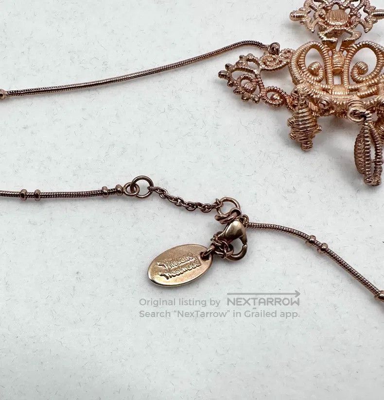 Vivienne Westwood vivienne westwood Rare Isolde series rose gold woven neckl Size ONE SIZE - 3 Thumbnail