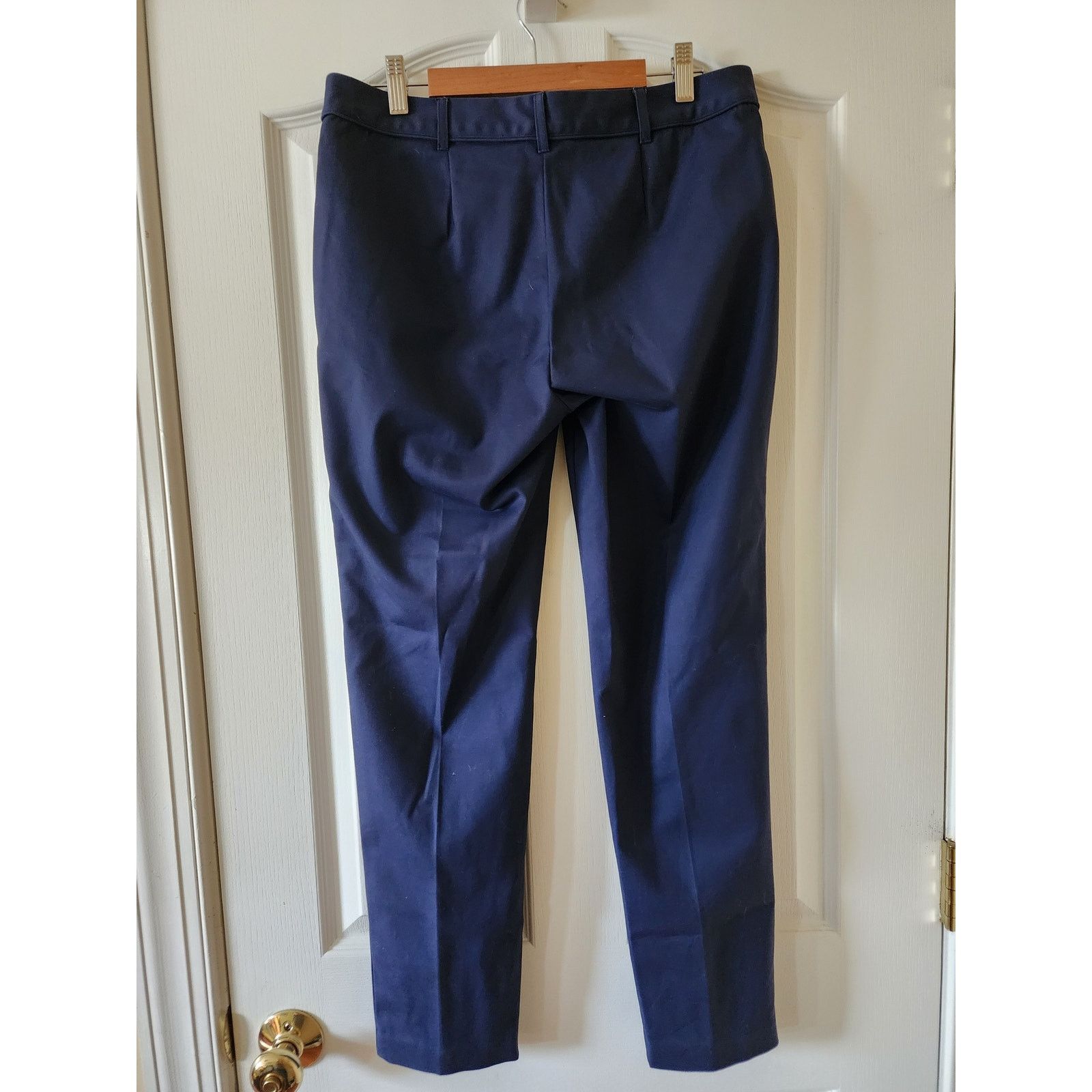 J.McLaughlin J. McLaughlin Navy Blue Cotton Modal Pants Size 8 Stretch Size 32" / US 10 / IT 46 - 2 Thumbnail