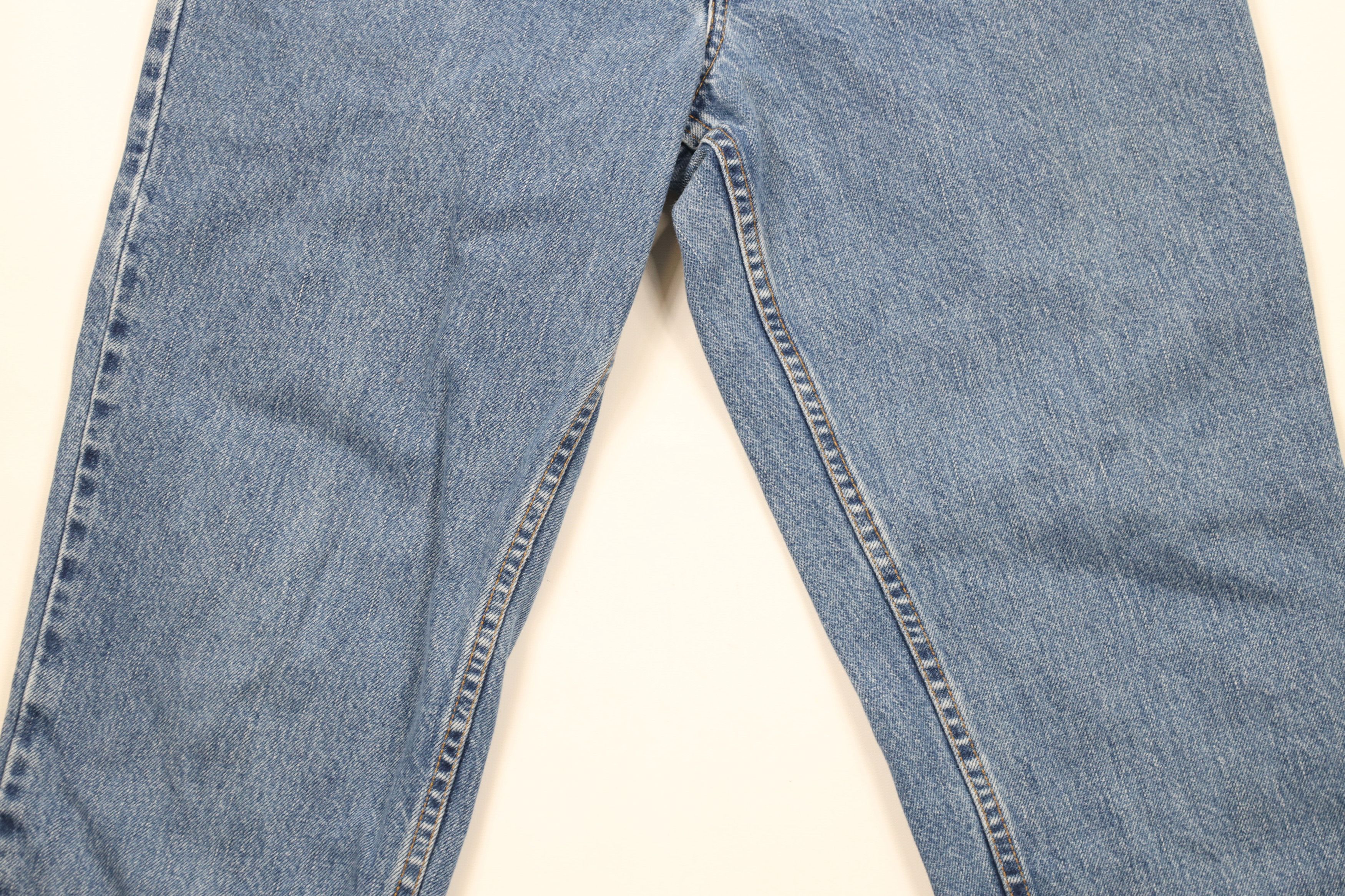 Levi's × Vintage Vintage Y2K 2002 Levis 550 Fit Tapered Leg Denim Jeans Size 34" / US 12 / IT 48 - 3 Thumbnail
