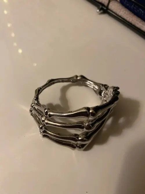 Jewelry Skeleton Hand Cuff Bracelet Size ONE SIZE - 4 Thumbnail
