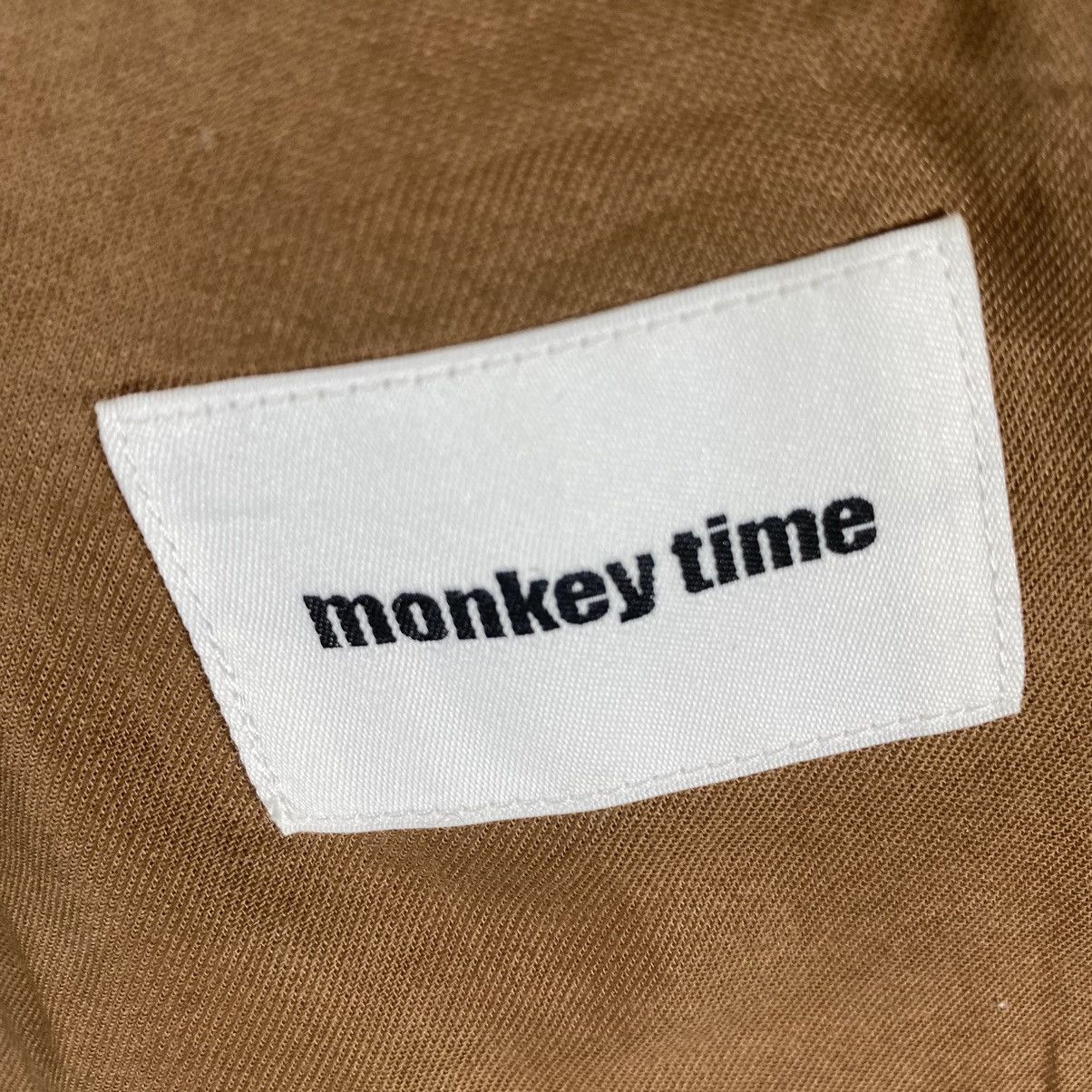 Japanese Brand × Other × monkey time Vintage Monkey Time Wool Long Jacket M Size Brown Colour Size US M / EU 48-50 / 2 - 9 Thumbnail