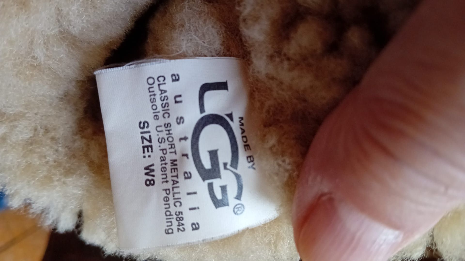 Ugg Ugg Clasic Short Metalic Sheepskin Boots Womans Size 8 Size US 8 / IT 38 - 9 Thumbnail