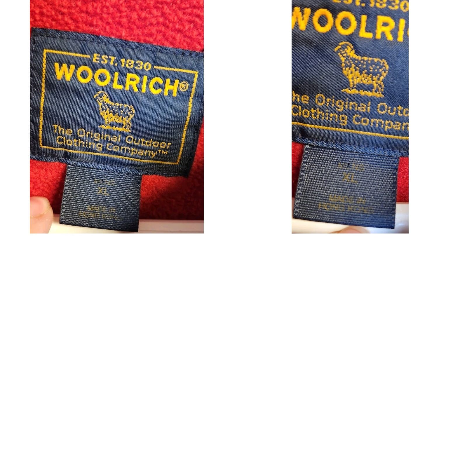 Vintage VINTAGE Woolrich Denim Shirt Jacket Men’s XL Blue Denim Fleece Lined Shacket Long Sleeve Button-Up Casual Retro Western City Stylish Mens Size US XL / EU 56 / 4 - 8 Thumbnail