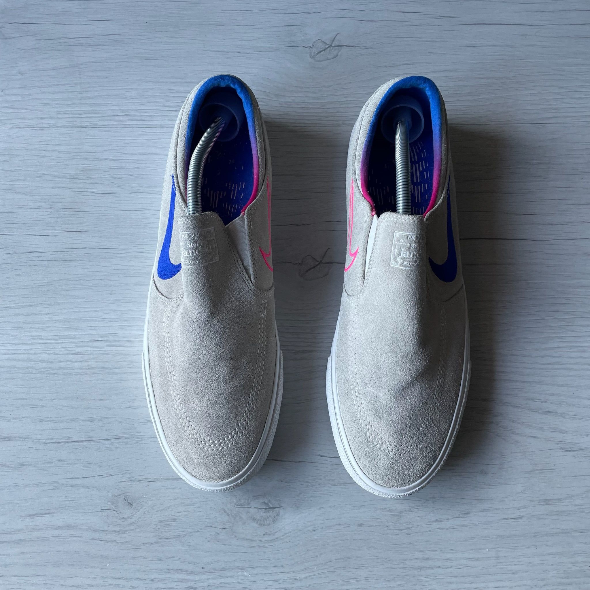 Nike Nike SB Zoom Stefan Janoski Slip RM T Summit White Size US 12 / EU 45 - 4 Thumbnail