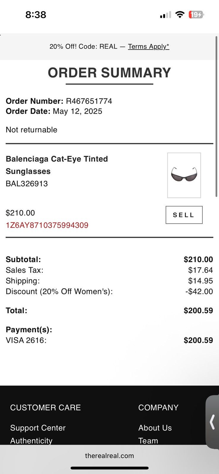 Balenciaga Balenciaga engraved silver glasses Size ONE SIZE - 7 Thumbnail