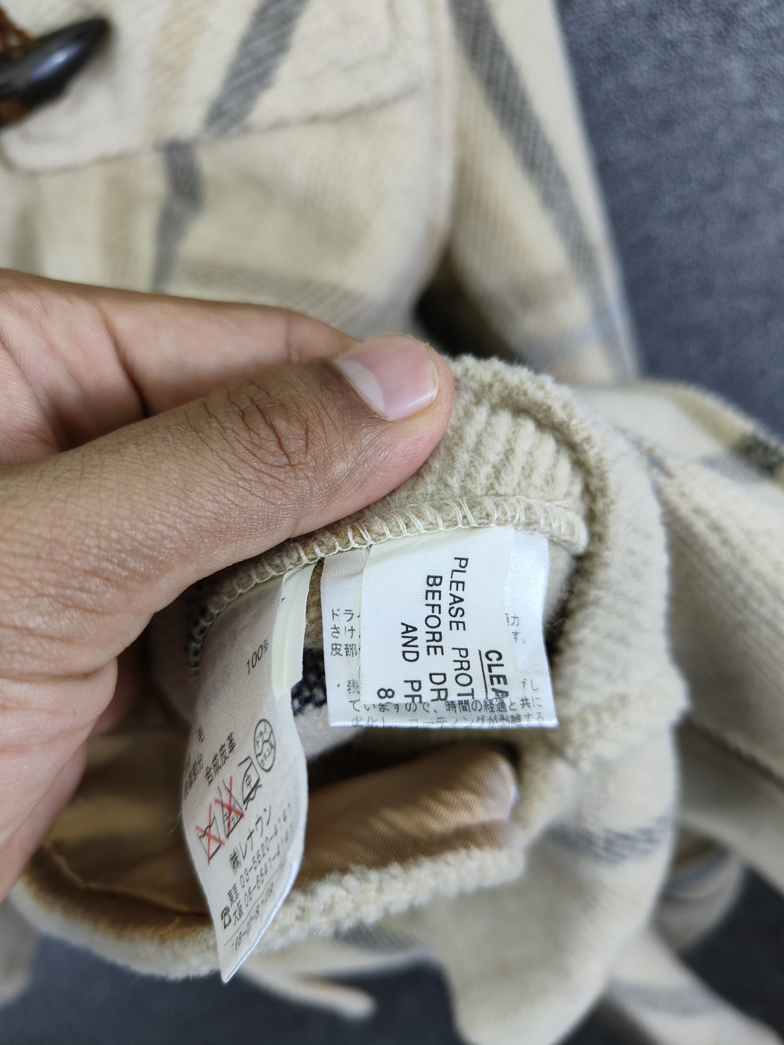 Aquascutum Aquascutum Checked Double Breasted Wool Duffle Coat Size US L / EU 52-54 / 3 - 13 Thumbnail