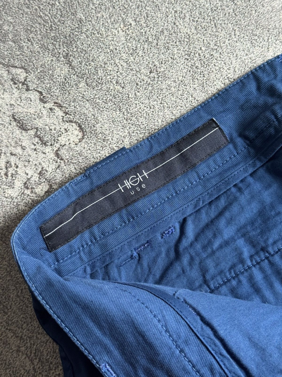 Other High Use USA8/UK12/F40 blue 3D pants chinos trousers Y2K Size 30" / US 8 / IT 44 - 11 Thumbnail