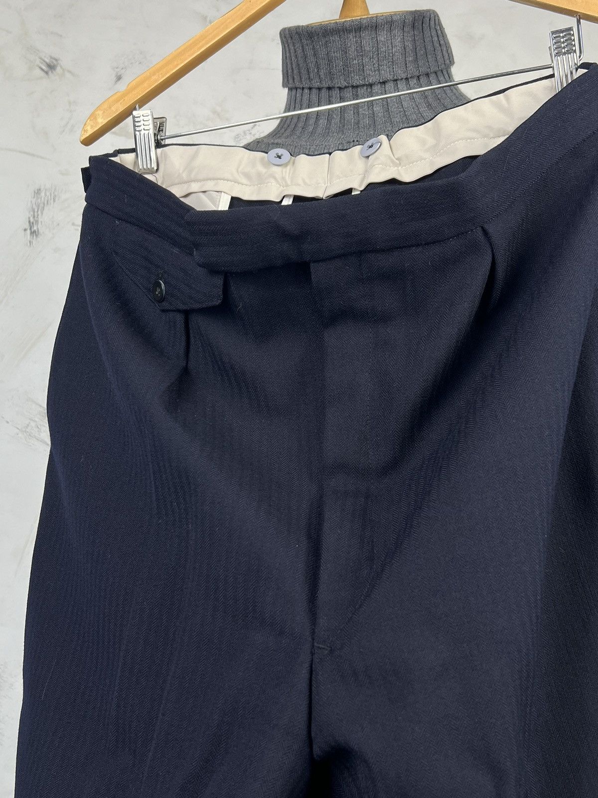 Burton Burton Tailored Navy Two Piece Suit Jacket Trousers L - XL Size 50R - 12 Thumbnail