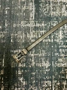 Saint Laurent Paris Saint Laurent 14ss black engraved belt Size ONE SIZE - 5 Thumbnail